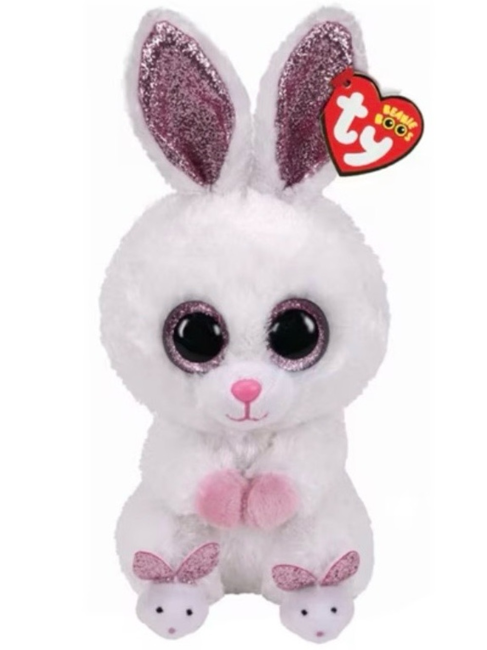 TY Beanie Boos Collection āSlippers The Bunnyā Stuffed Animal 6āTall
